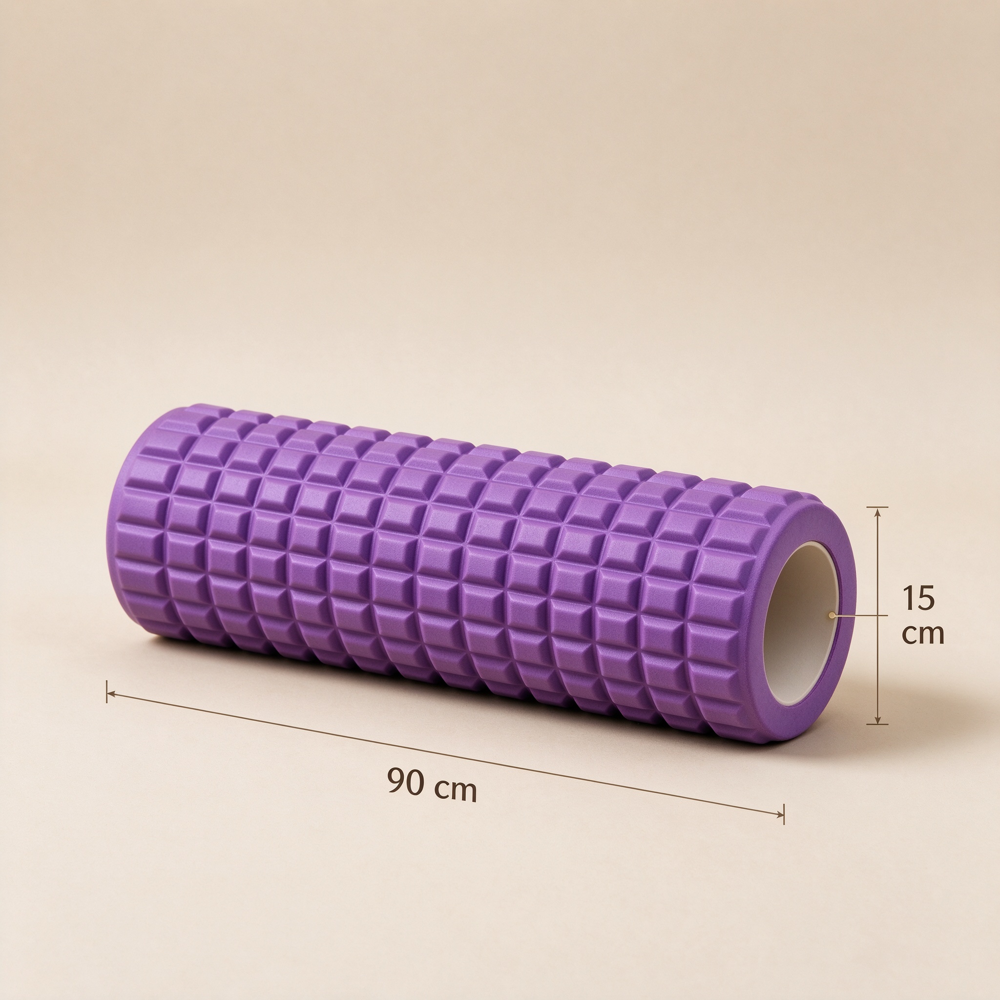Size guide for Deep Tissue Foam Roller