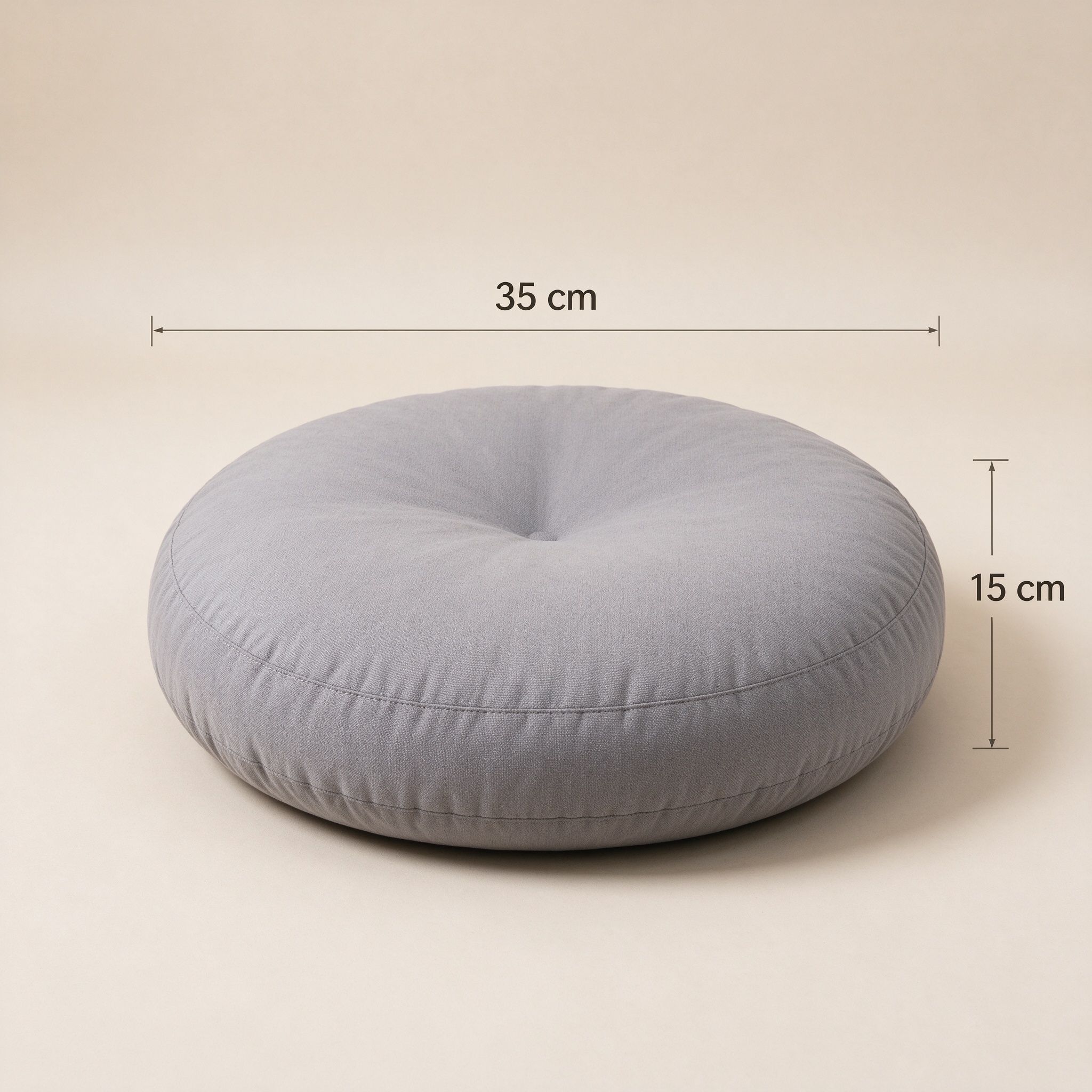 Size guide for Zafu Meditation Cushion