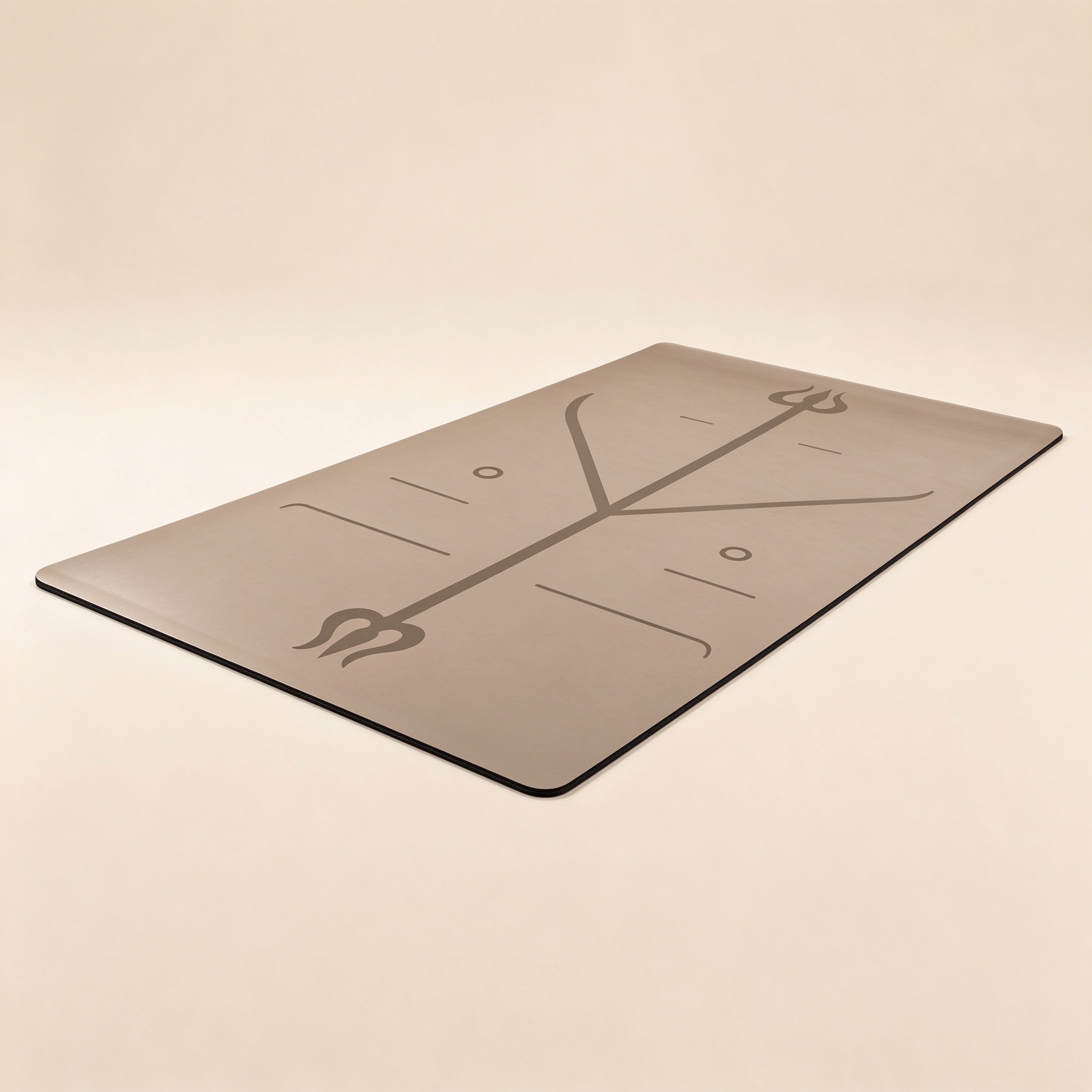 Natural Rubber Yoga Mat Angle