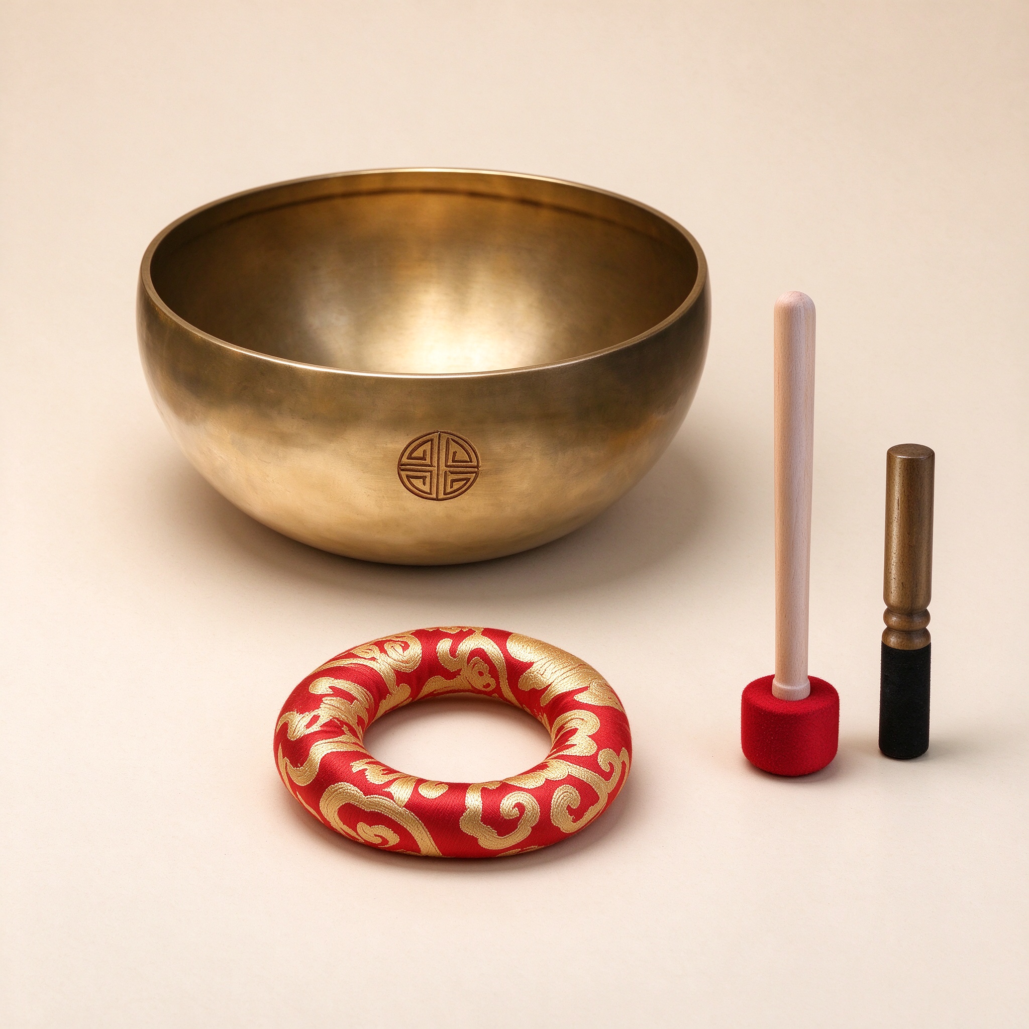 What's included with Brass Singing Bowl
