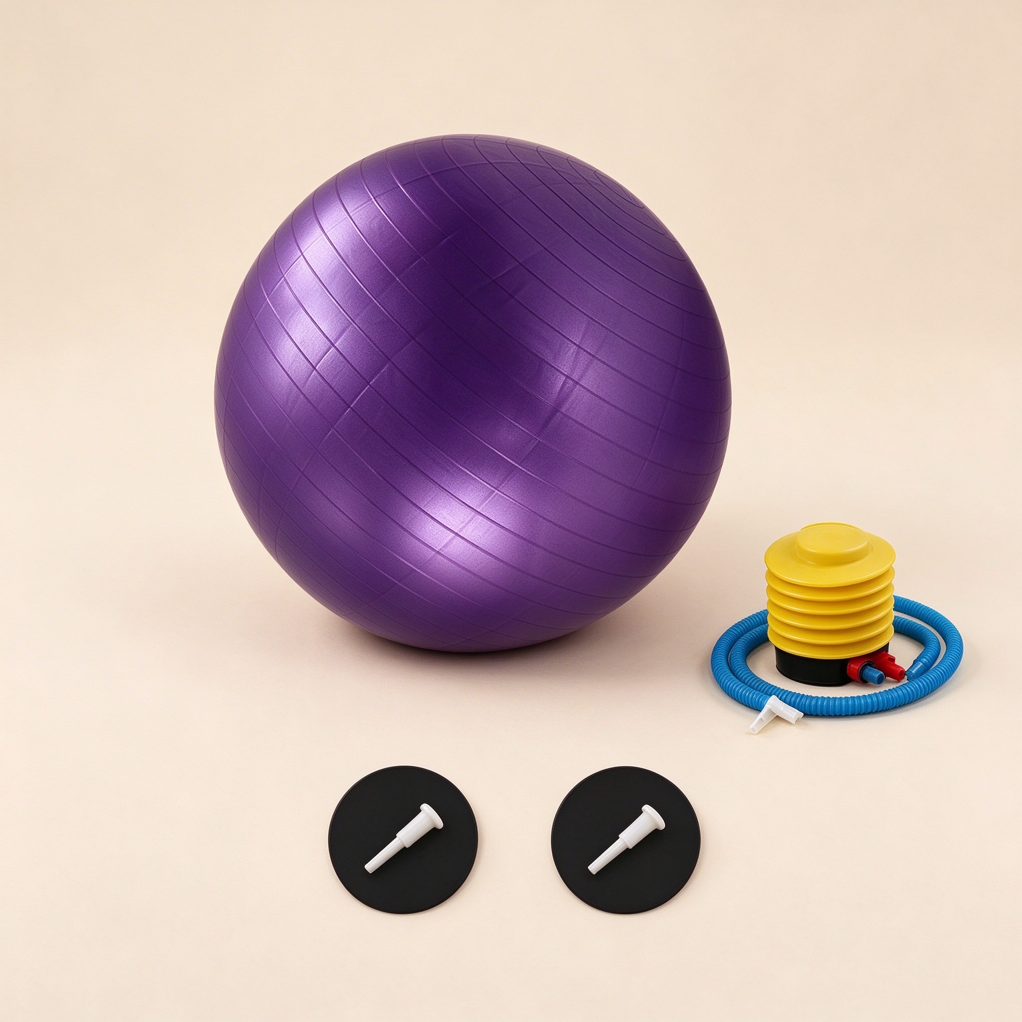 What's included with Anti-Burst Yoga Ball