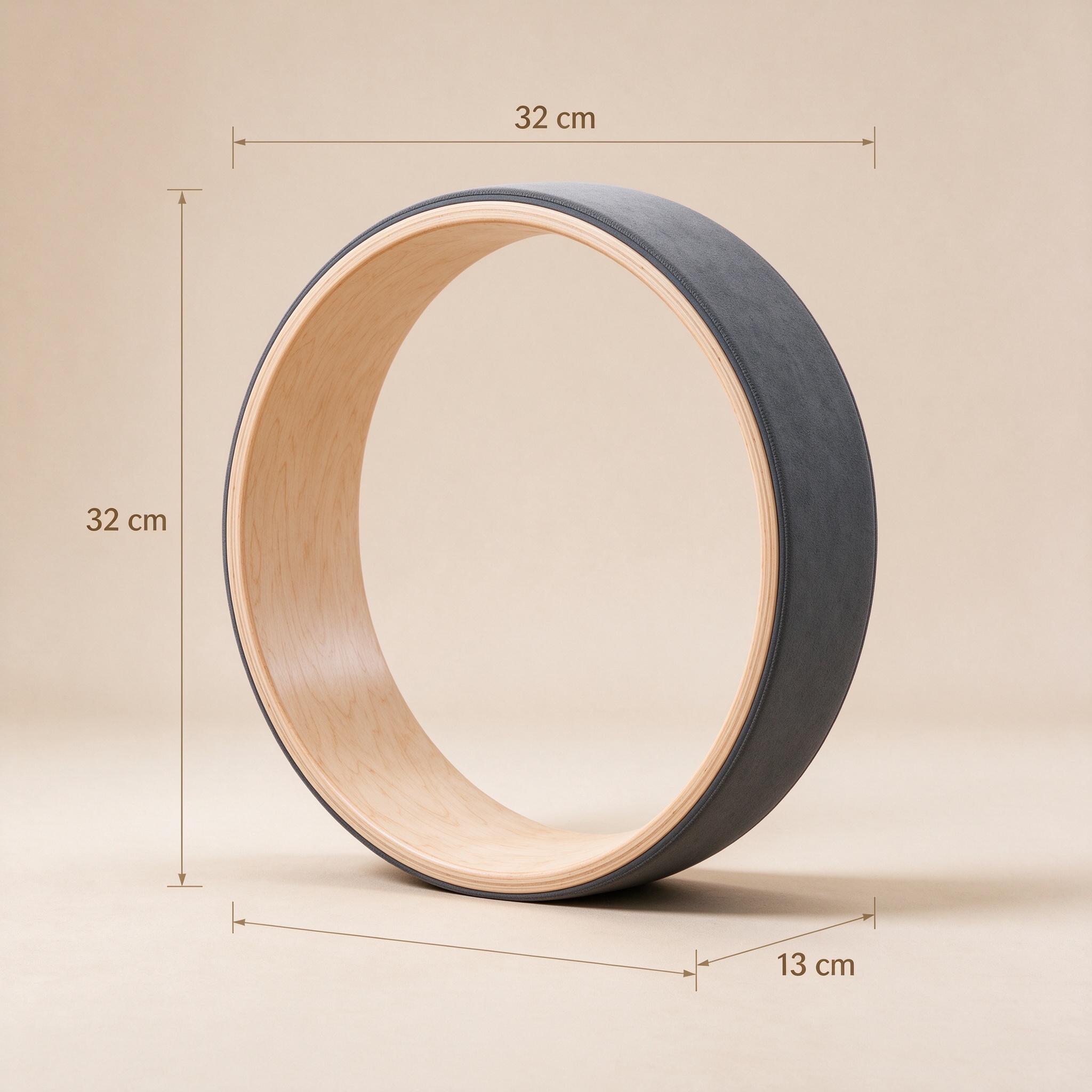 Size guide for Yoga Wheel for Flexibility